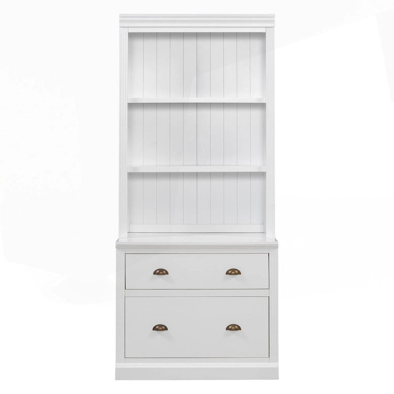 Bibliothèque haute polyvalente avec éclairage LED et plusieurs options de rangement pour la maison