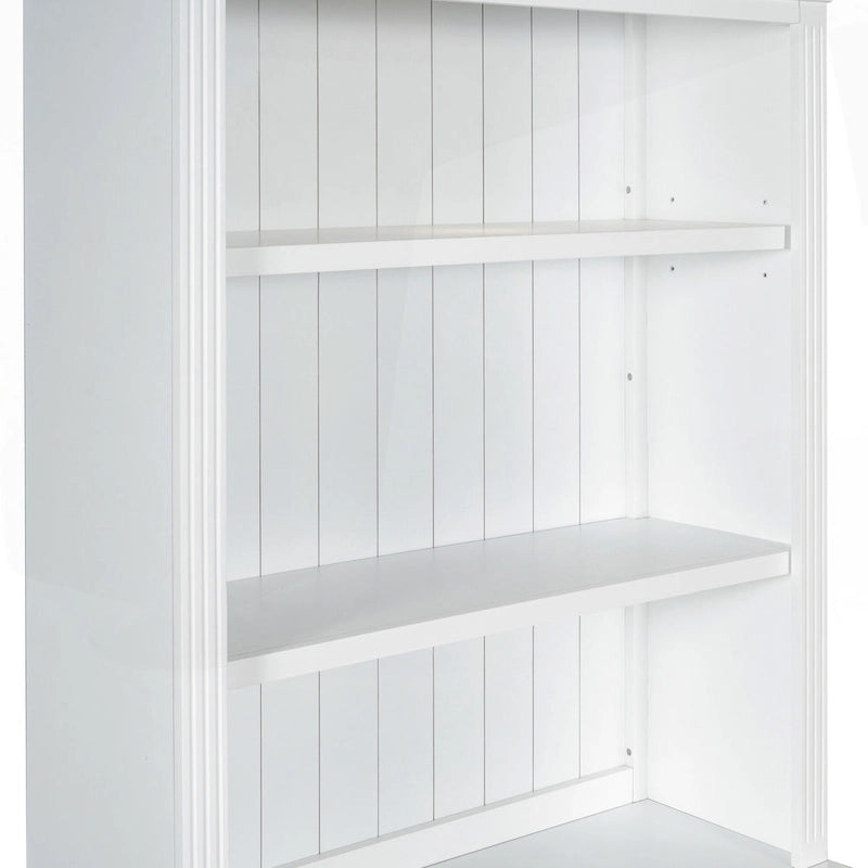 Bibliothèque haute polyvalente avec éclairage LED et plusieurs options de rangement pour la maison
