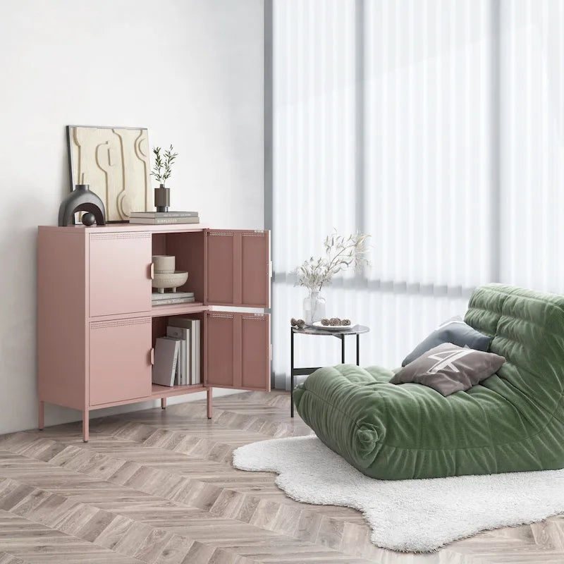 Casier de Rangement Métallique Polyvalent pour la Maison et le Bureau, Répondant à Divers Besoins de Stockage