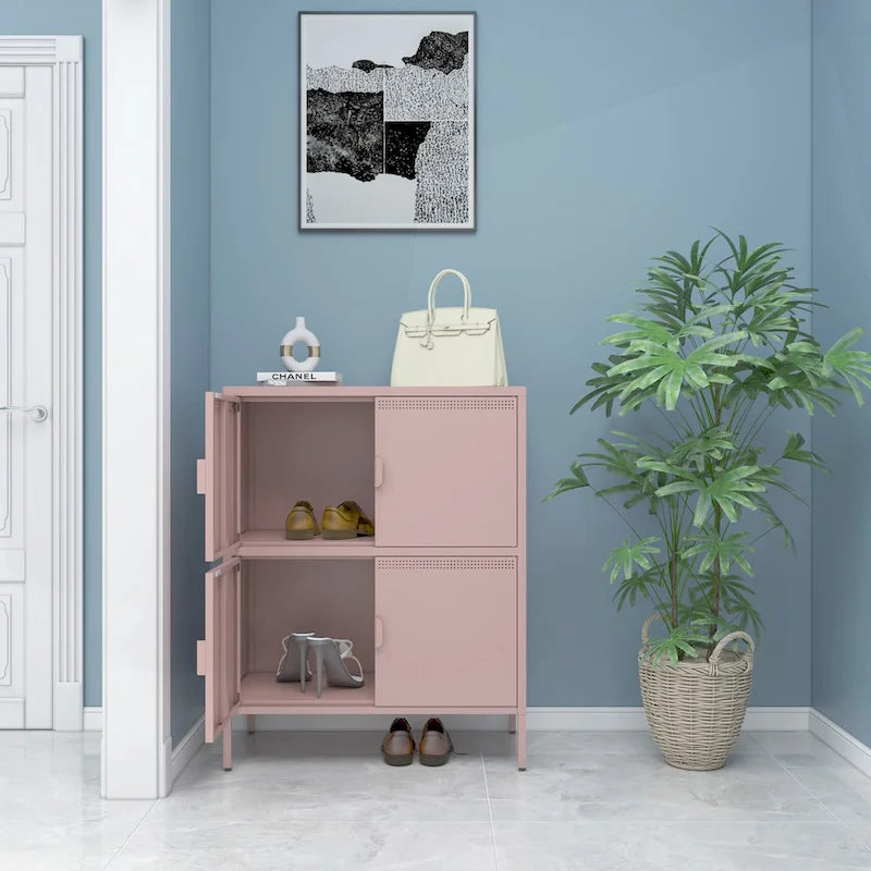 Casier de Rangement Métallique Polyvalent pour la Maison et le Bureau, Répondant à Divers Besoins de Stockage
