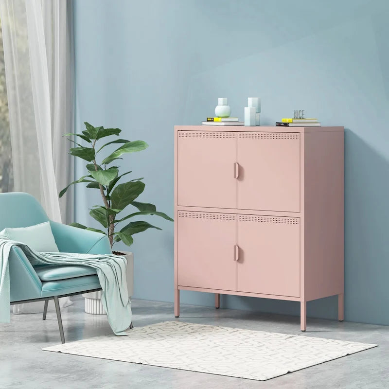 Casier de Rangement Métallique Polyvalent pour la Maison et le Bureau, Répondant à Divers Besoins de Stockage