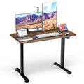 Gymax Bureau Debout Électrique Réglable Hauteur Bureau d'Ordinateur