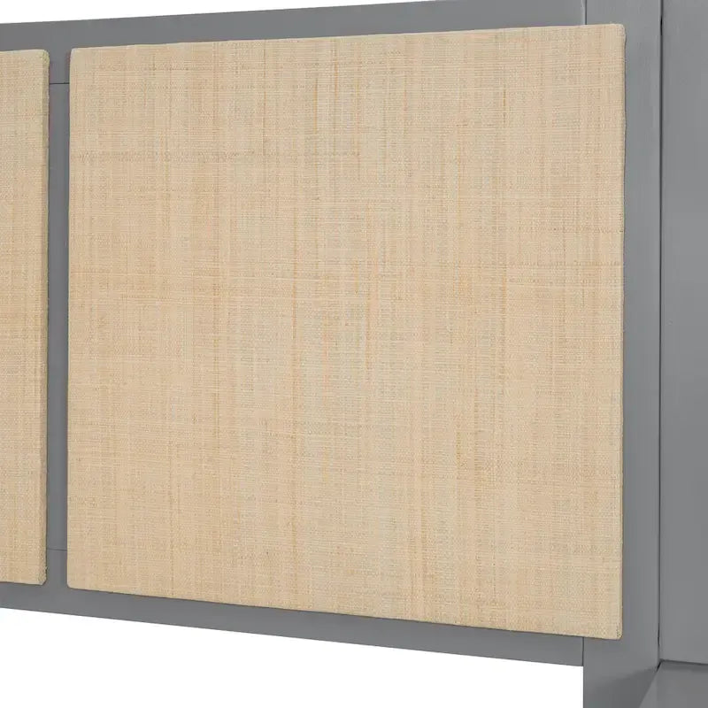 Lit plateforme Queen Size en bois massif avec tables de chevet intégrées et lampes de tête de lit