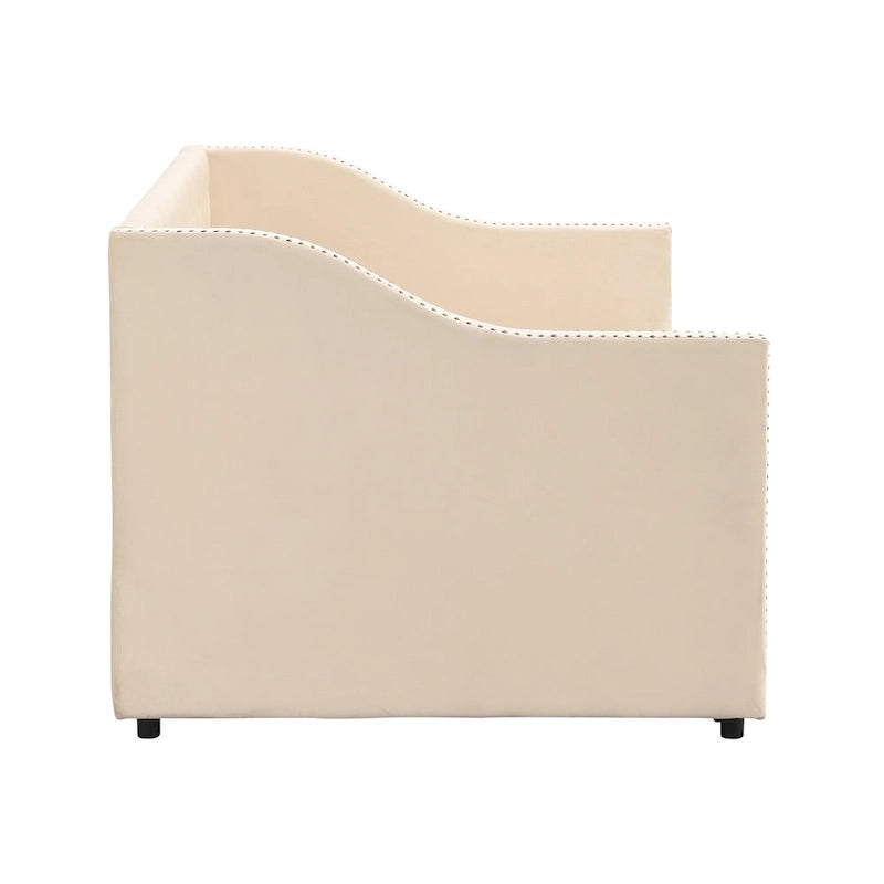 Lit de repos moderne pour une personne avec lit gigogne relevable