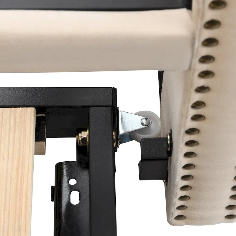 Lit de repos moderne pour une personne avec lit gigogne relevable