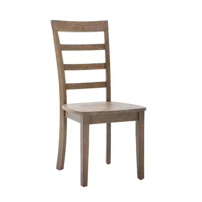 Chaises de salle à manger Boulder en bois de grange brossé : Bois d'hévéa, style ferme, capacité de 136 kg