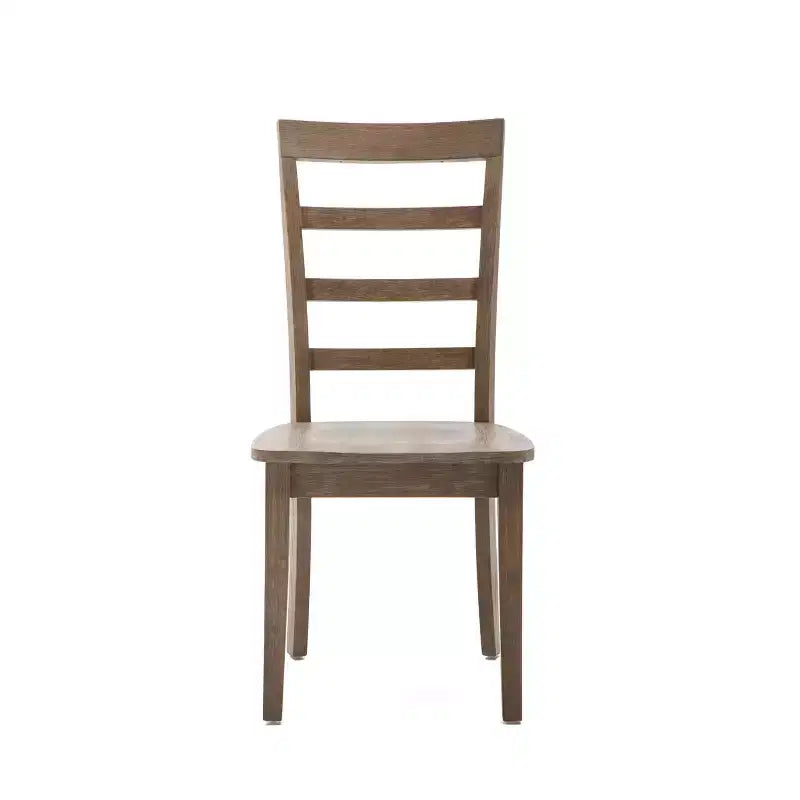 Chaises de salle à manger Boulder en bois de grange brossé : Bois d'hévéa, style ferme, capacité de 136 kg