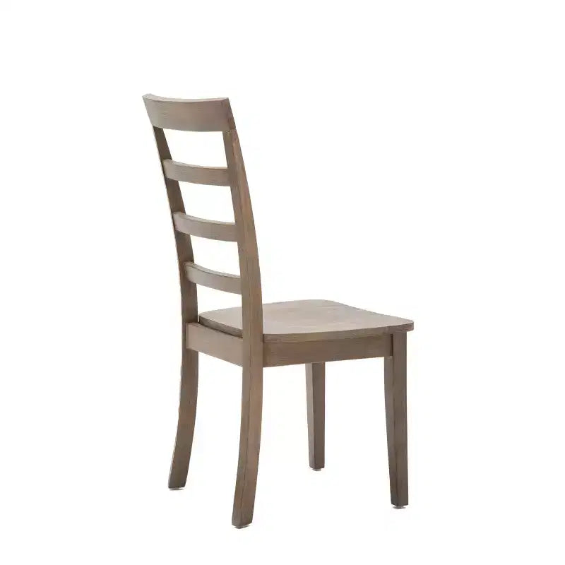 Chaises de salle à manger Boulder en bois de grange brossé : Bois d'hévéa, style ferme, capacité de 136 kg