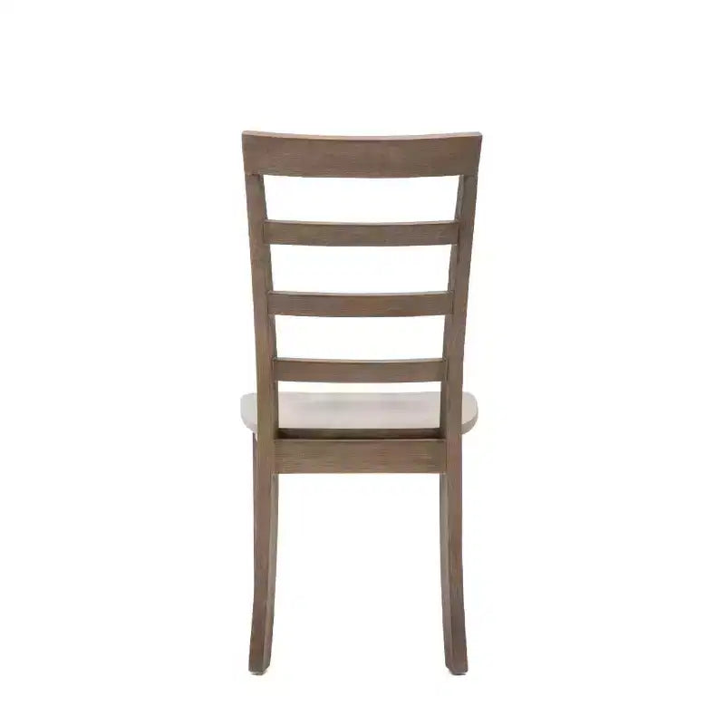 Chaises de salle à manger Boulder en bois de grange brossé : Bois d'hévéa, style ferme, capacité de 136 kg