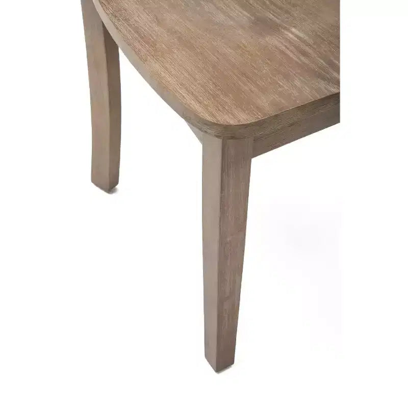 Chaises de salle à manger Boulder en bois de grange brossé : Bois d'hévéa, style ferme, capacité de 136 kg