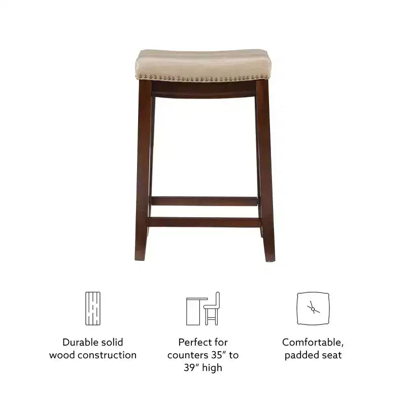 Tabourets de bar hauteur comptoir Claridge