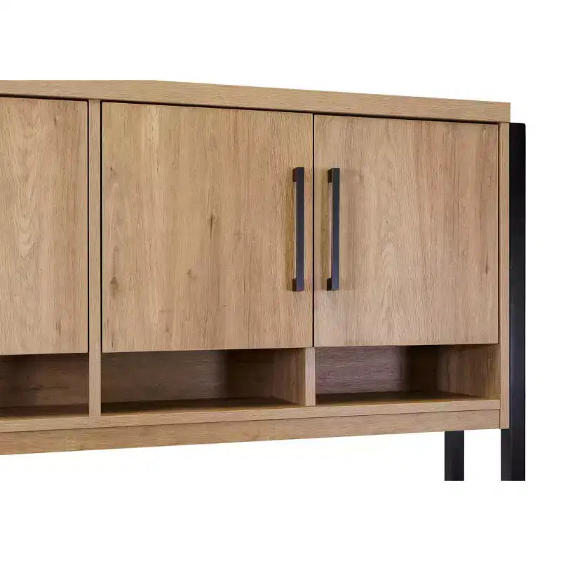 Vaisselier Mason moderne stratifié bois avec portes en bois