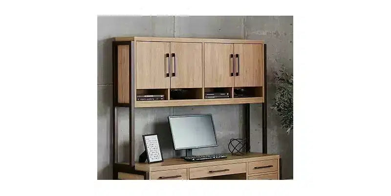 Vaisselier Mason moderne stratifié bois avec portes en bois
