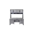 Mason Modern Wood Laminate Hutch with Wood Doors - Martin Furniture