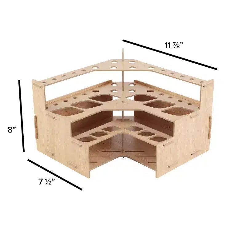 Range de rangement pour atelier d'artiste, Racks à peinture et à pinceaux