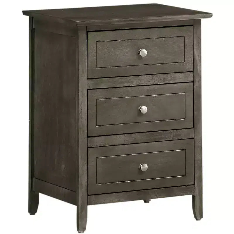Table de chevet Daniel à 3 tiroirs (63,5 cm H x 48,26 cm L x 38,1 cm P)