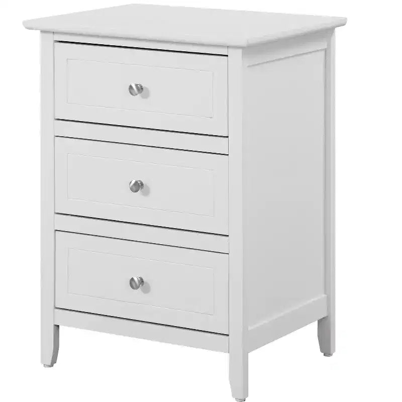 Table de chevet Daniel à 3 tiroirs (63,5 cm H x 48,26 cm L x 38,1 cm P)