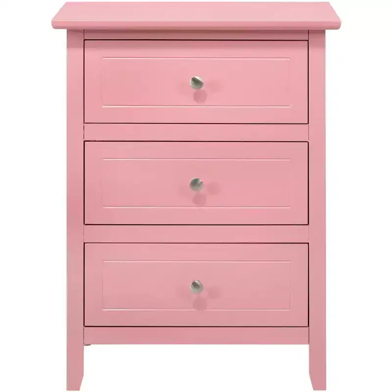 Table de chevet Daniel à 3 tiroirs (63,5 cm H x 48,26 cm L x 38,1 cm P)