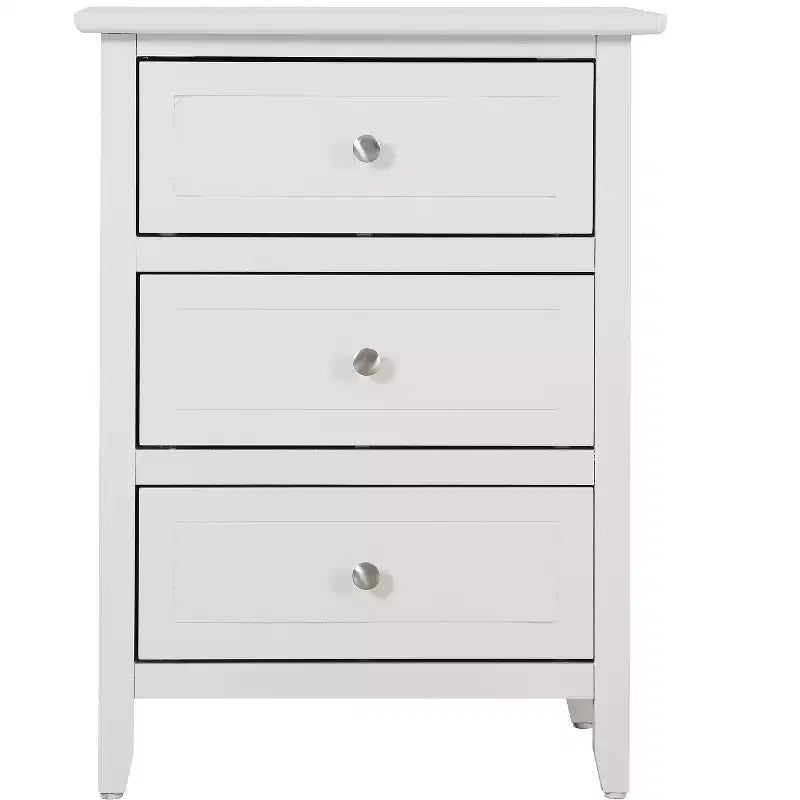 Table de chevet Daniel à 3 tiroirs (63,5 cm H x 48,26 cm L x 38,1 cm P)