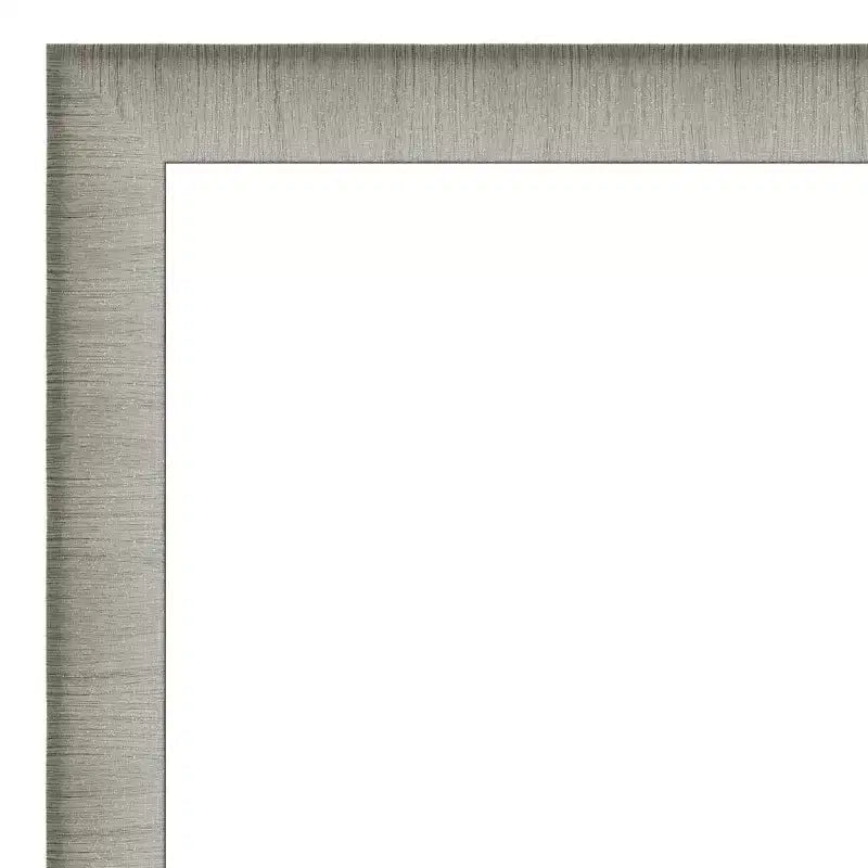 Miroir mural de salle de bain biseauté fin brossé élégant
