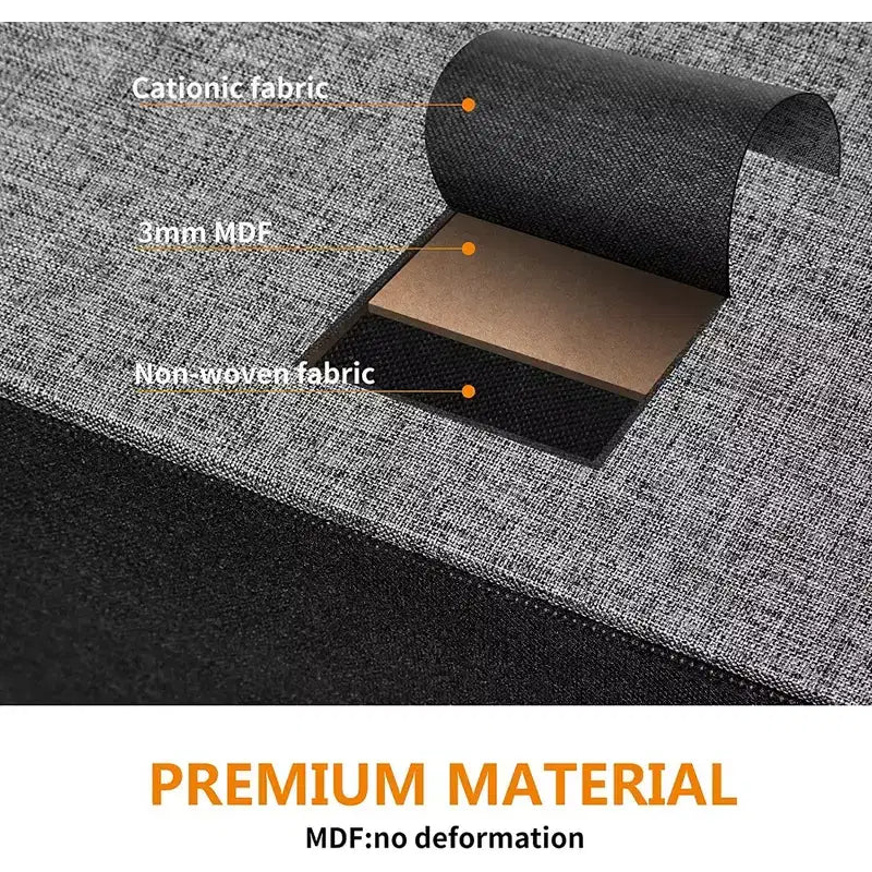 Commode de Rangement 6 Tiroirs à Cadre en Acier avec Dessus Imperméable, Pieds Réglables et Fixation Murale de Sécurité pour Chambre à Coucher