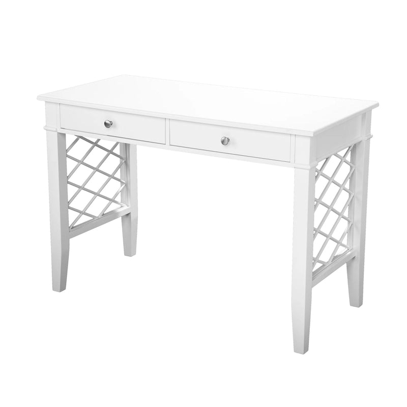 Bureau informatique blanc Glendale de SEI Furniture