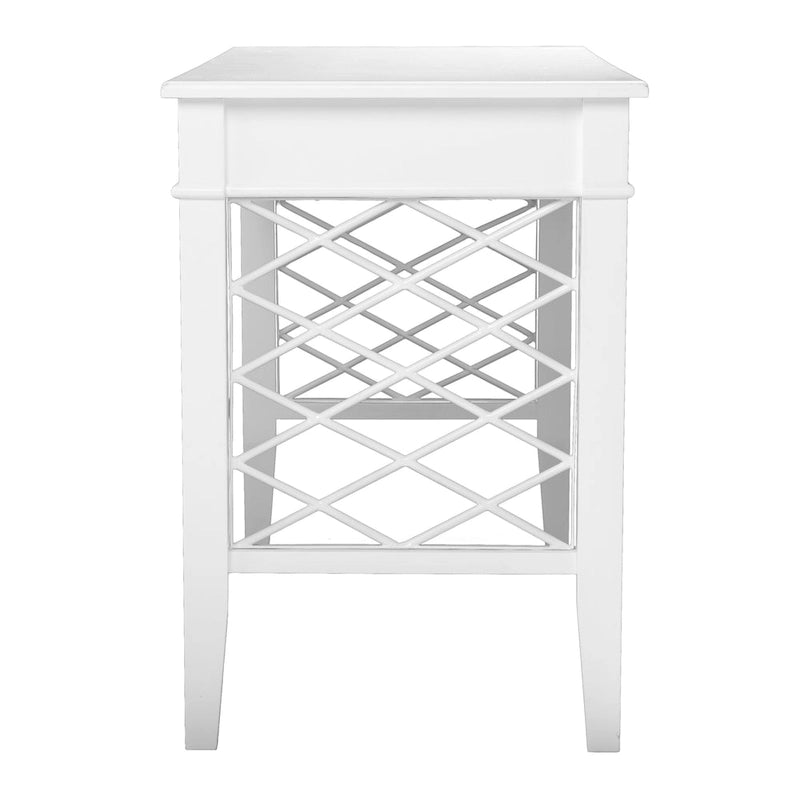 Bureau informatique blanc Glendale de SEI Furniture