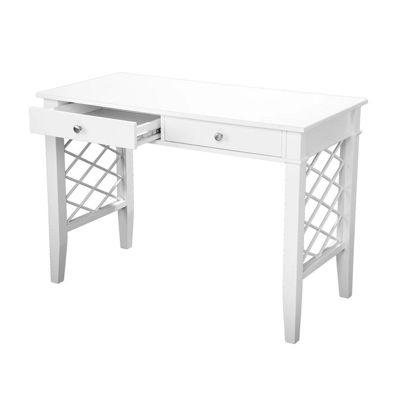 Bureau informatique blanc Glendale de SEI Furniture