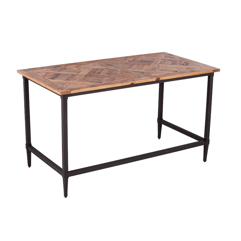 Bureau en bois récupéré style ferme moderne Lawrence de SEI Furniture