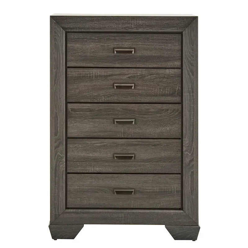 Commode ou chiffonnier Corbett Grey en panneaux de bois par iNSPIRE Q Classic