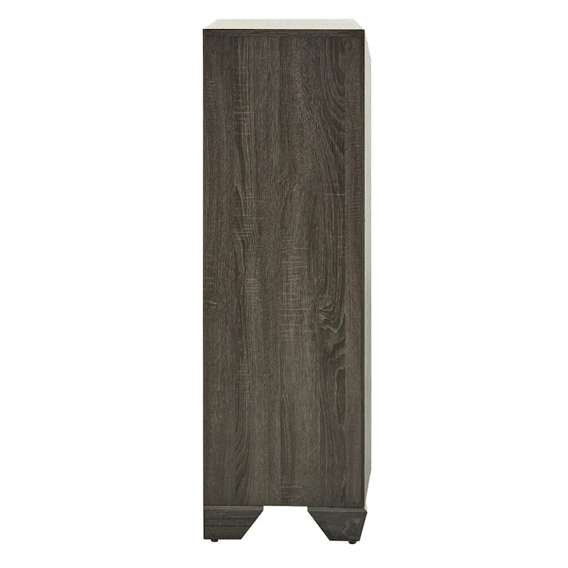 Commode ou chiffonnier Corbett Grey en panneaux de bois par iNSPIRE Q Classic