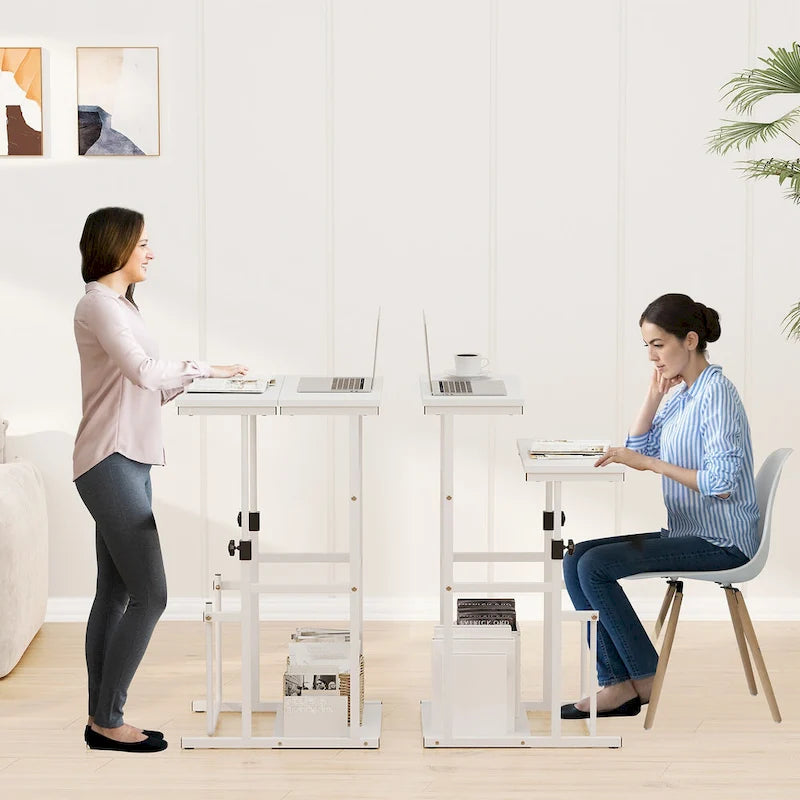 Bureau debout Futzca, table pour ordinateur portable à hauteur réglable