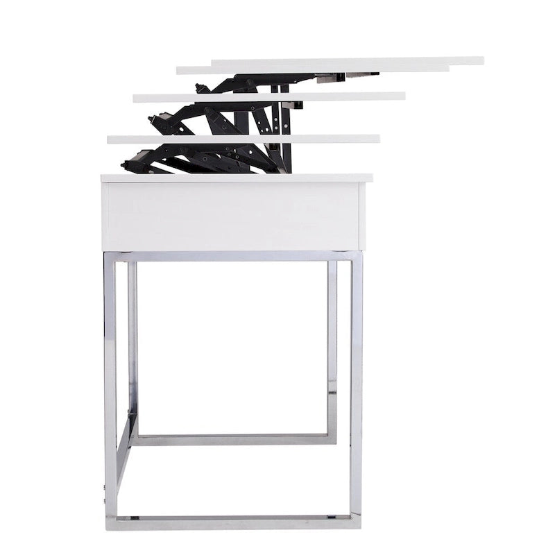 Bureau réglable en hauteur assis/debout Ida blanc de SEI Furniture