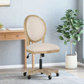 Chaise de bureau pivotante rembourrée Pishkin de Christopher Knight Home