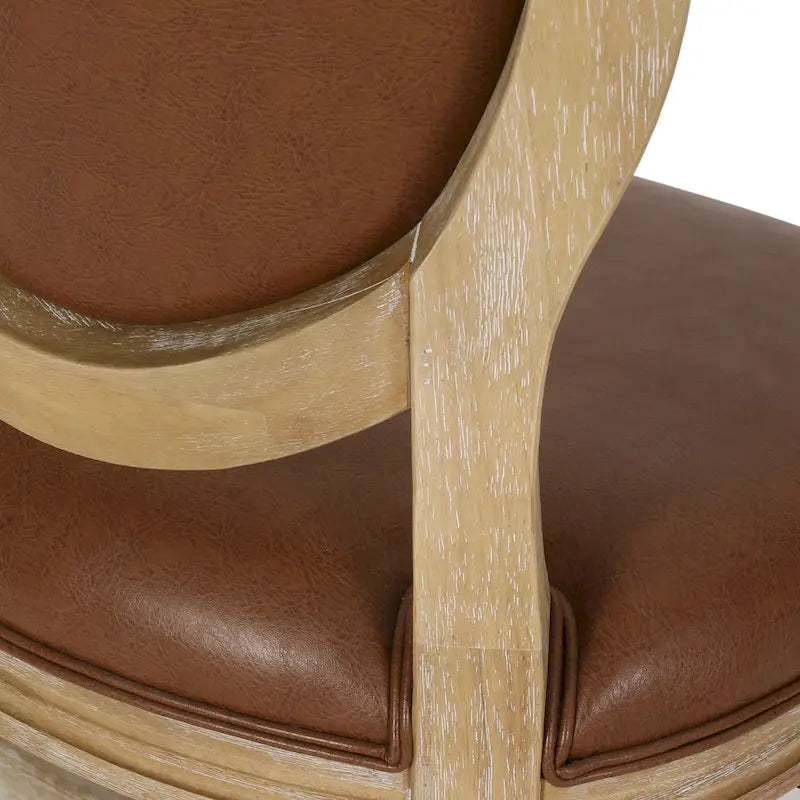 Chaise de bureau pivotante rembourrée Pishkin de Christopher Knight Home