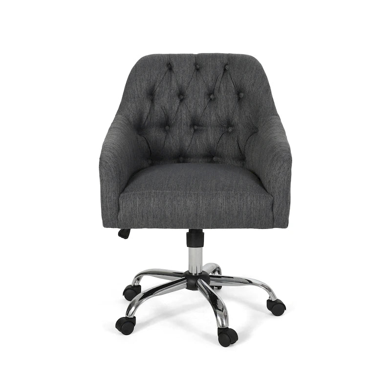 Chaise de bureau pivotante Barbour rembourrée par Christopher Knight Home - N/A