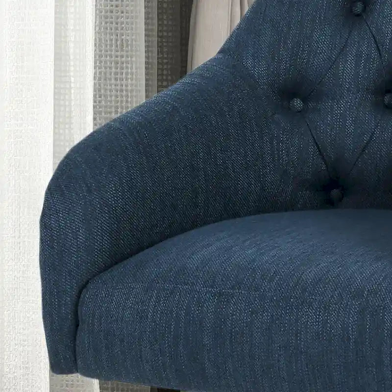 Chaise de bureau pivotante Barbour rembourrée par Christopher Knight Home - N/A