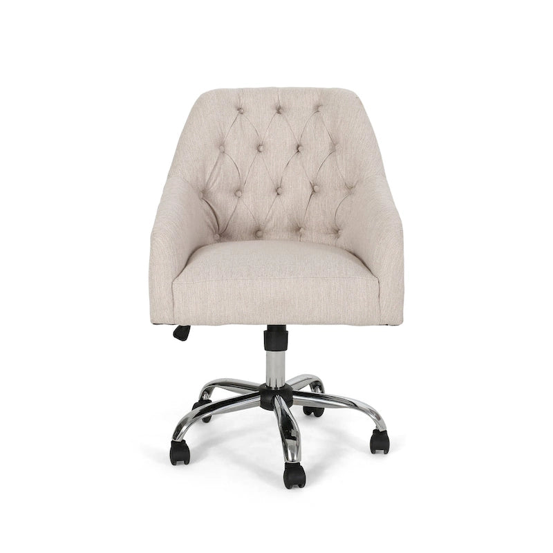 Chaise de bureau pivotante Barbour rembourrée par Christopher Knight Home - N/A