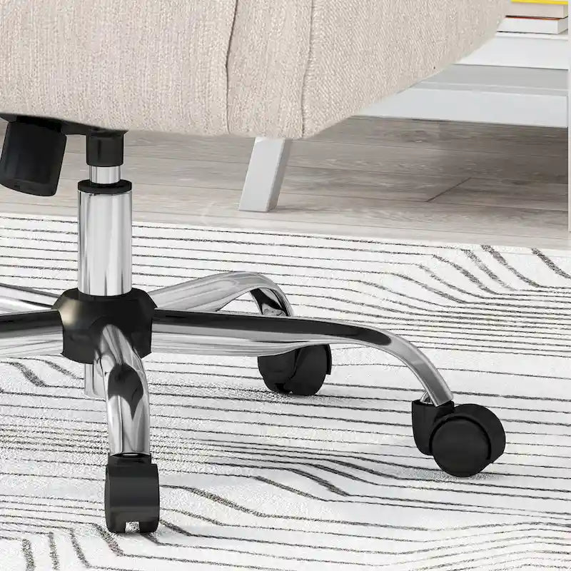 Chaise de bureau pivotante Barbour rembourrée par Christopher Knight Home - N/A