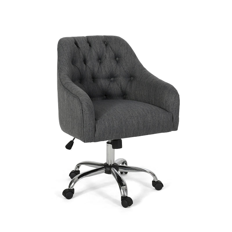 Chaise de bureau pivotante Barbour rembourrée par Christopher Knight Home - N/A
