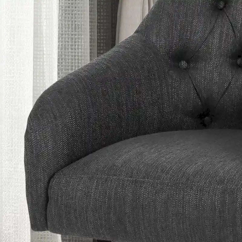 Chaise de bureau pivotante Barbour rembourrée par Christopher Knight Home - N/A