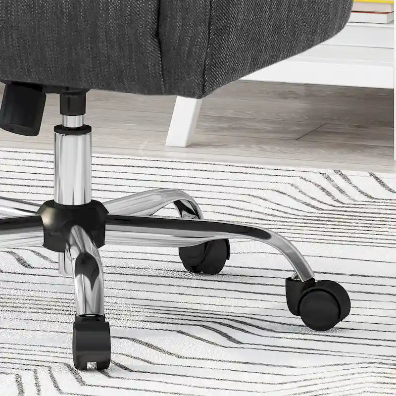 Chaise de bureau pivotante Barbour rembourrée par Christopher Knight Home - N/A
