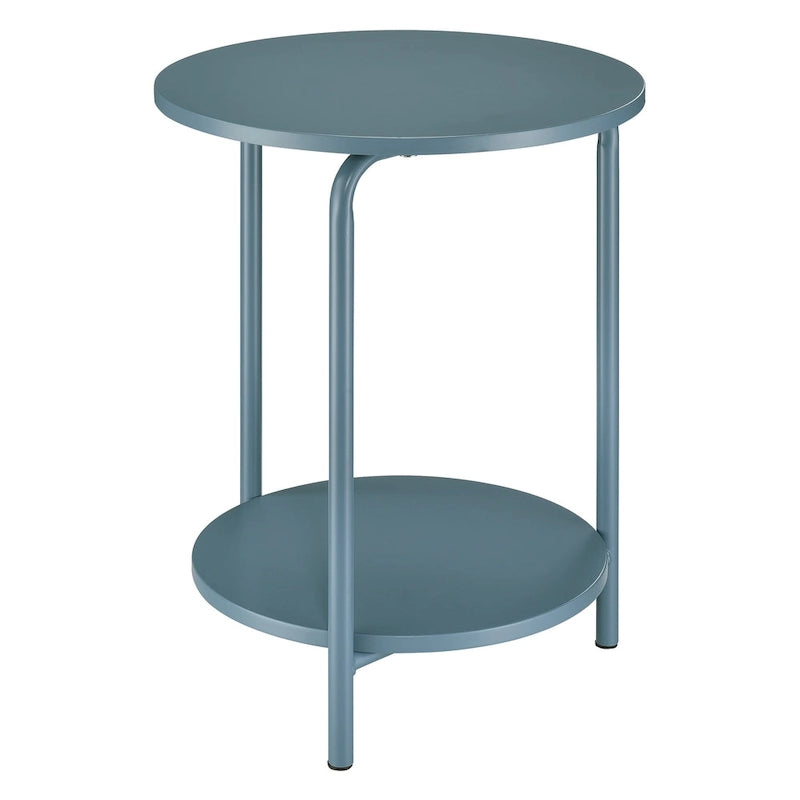 Table d'appoint en métal Elgin OS Home and Office Furniture, finition Bluestone