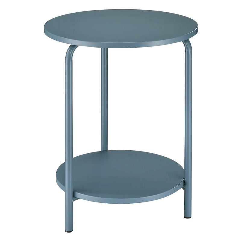 Table d'appoint en métal Elgin OS Home and Office Furniture, finition Bluestone
