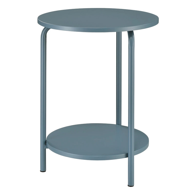 Table d'appoint en métal Elgin OS Home and Office Furniture, finition Bluestone