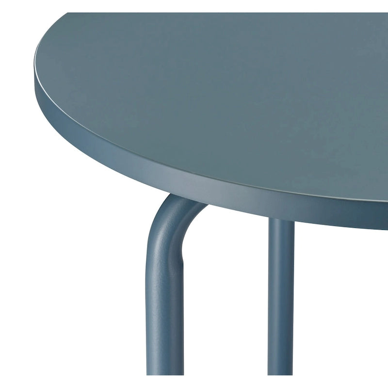 Table d'appoint en métal Elgin OS Home and Office Furniture, finition Bluestone