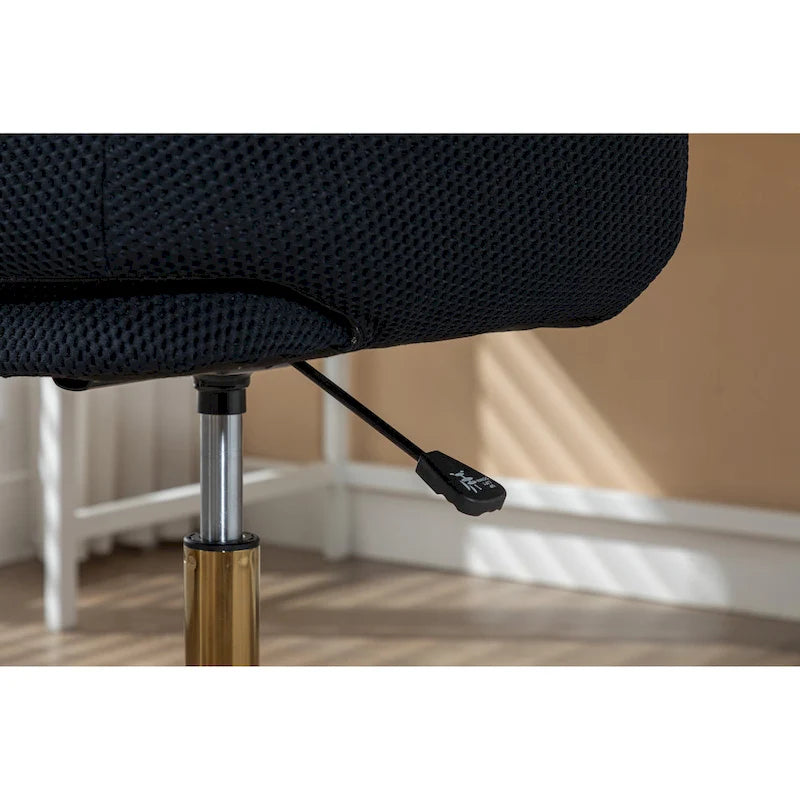 Chaise pivotante de bureau en tissu maillé