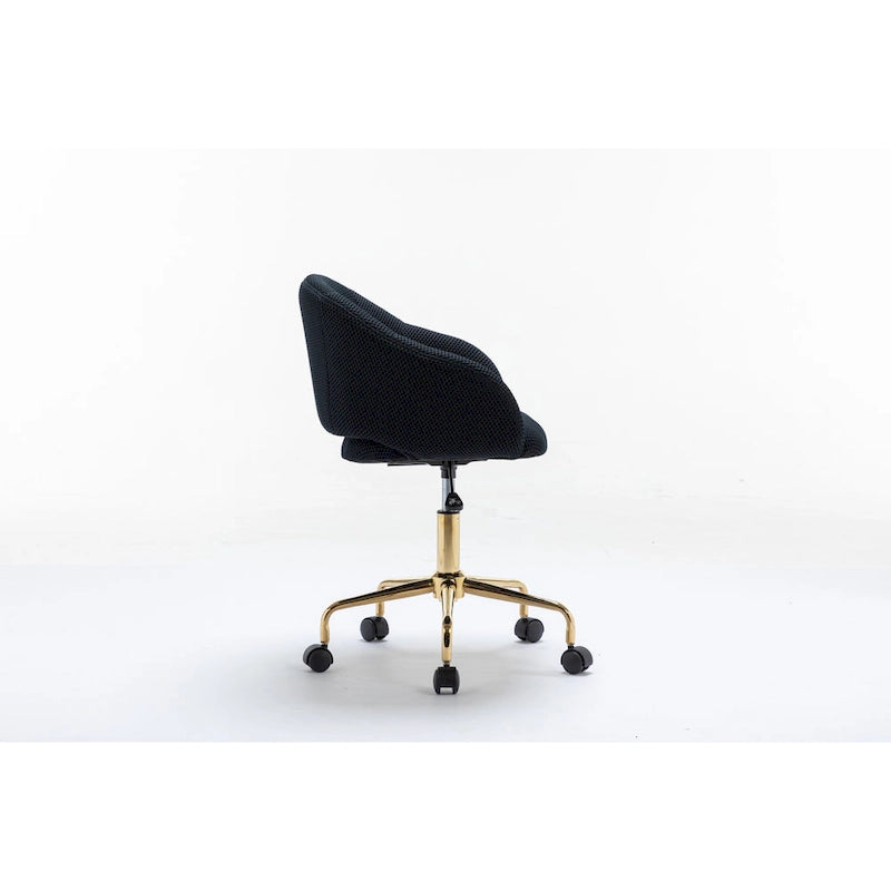 Chaise pivotante de bureau en tissu maillé