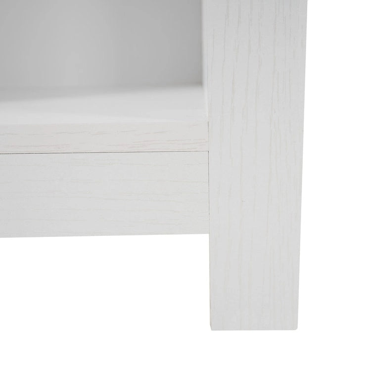 Table d'appoint avec tiroir et étagère, petite table de rangement à 2 niveaux, table de chevet avec tiroir, table d'appoint avec rangement