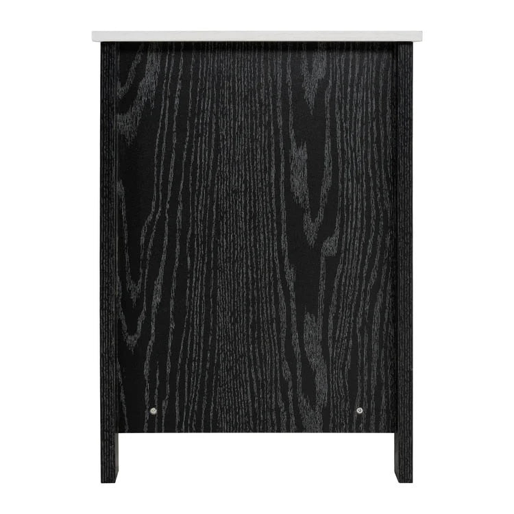 Table d'appoint avec tiroir et étagère, petite table de rangement à 2 niveaux, table de chevet avec tiroir, table d'appoint avec rangement